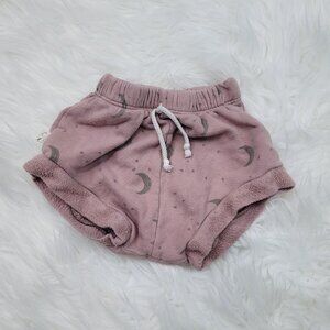 Childhoods Lunar On Mauve Pink Terry Cloth Night Star Drawstring Shorties 2T Kid
